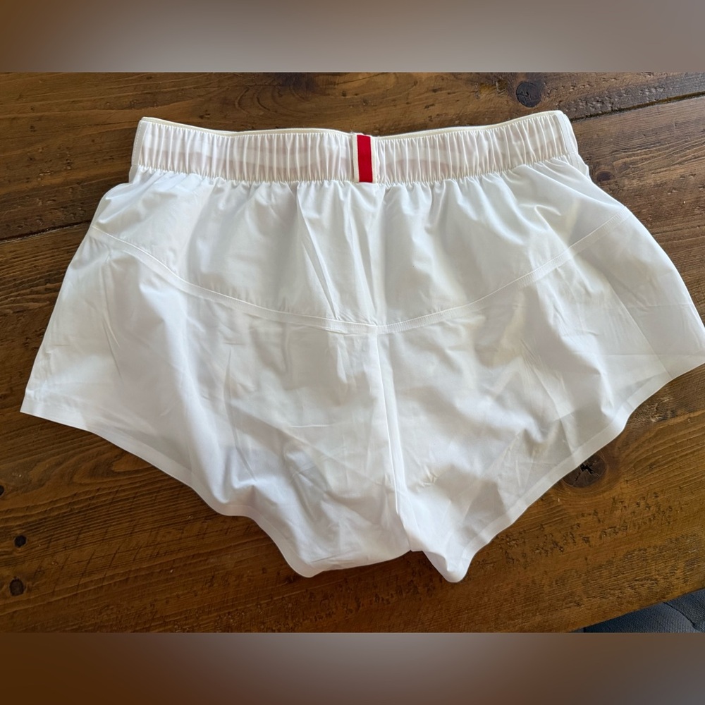 Tracksmith Strata White Racing Shorts - Picture 4 of 4